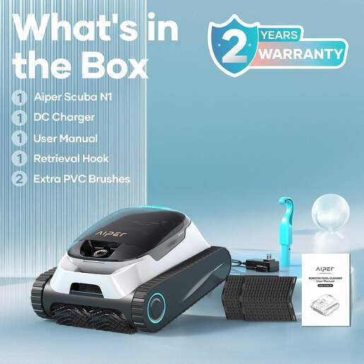 Aiper Scuba N1 X5 Wi-fi robot za bazen do 150m2 (15m dužine)
 13291