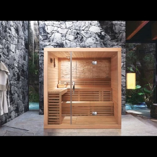 Sauna soba Nero – kanadski Hemlock 1800x1500x2000 za 4 osobe 14735