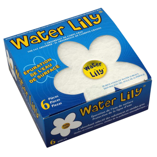 Toucan Water Lily za upijanje masti iz bazena 6 kom  1070