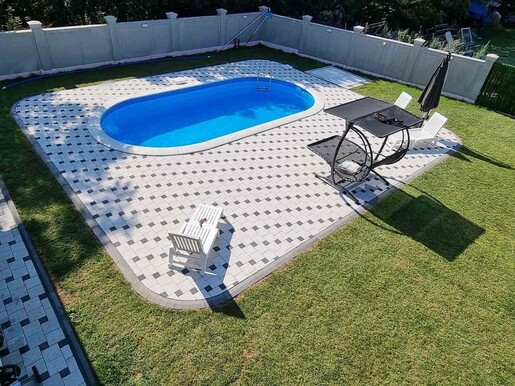 GRE Montažni ukopni bazen 7x3.2x1.5 plavi 6232