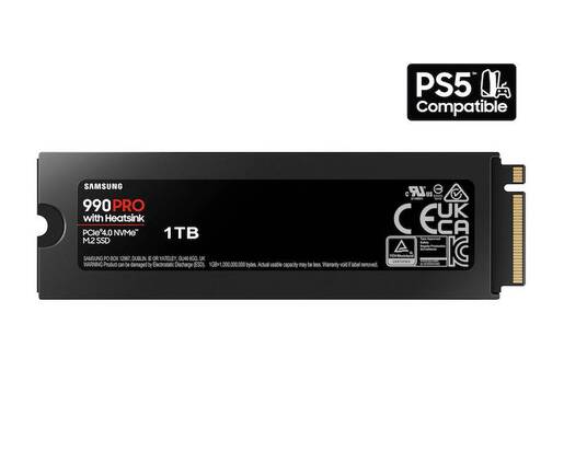 SSD SAMSUNG 1TB M.2 NVMe MZ-V9P1T0CW 990 Pro Series Heatsink