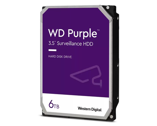 HDD WD 6TB 3.5 inča SATA III 256MB IntelliPower WD64PURZ Purple
