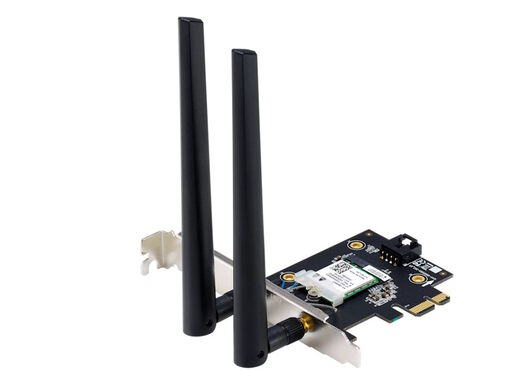 Mrežna kartica ASUS PCE-BE6500 WiFi 7/PCI-E /6GHz band, 4096-QAM/BT5.4, WPA3/2 antene
