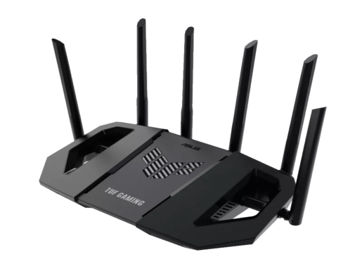 Bežicni ruter ASUS TUF-BE6500 Wi-Fi 7/BE6500/5764 Mbps/688 Mbps/USB3.2/6 eksternih antena/crna