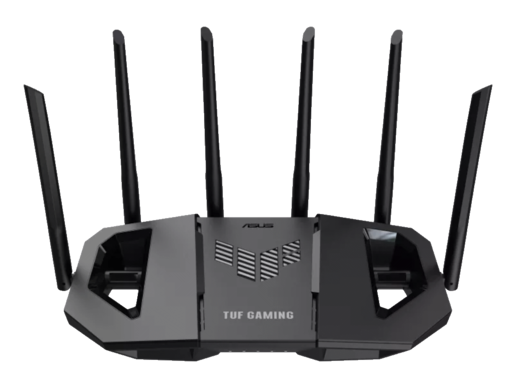 Bežicni ruter ASUS TUF-BE6500 Wi-Fi 7/BE6500/5764 Mbps/688 Mbps/USB3.2/6 eksternih antena/crna