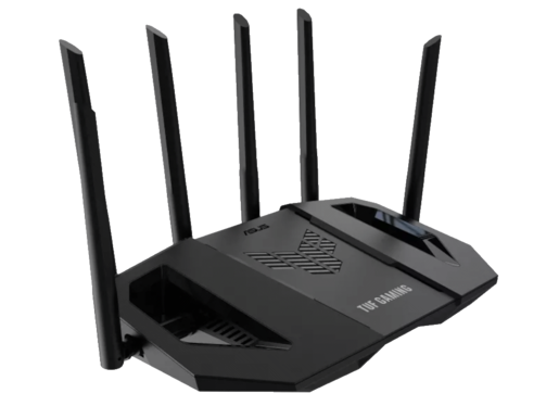 Bežicni ruter ASUS TUF-BE6500 Wi-Fi 7/BE6500/5764 Mbps/688 Mbps/USB3.2/6 eksternih antena/crna