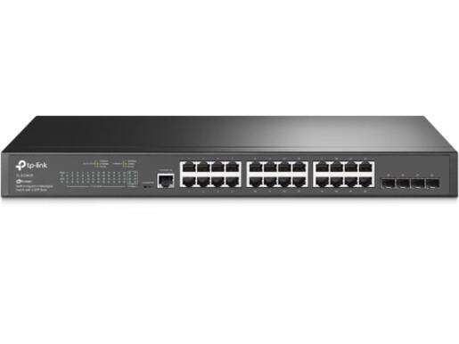 Switch TP-LINK TL-SG3428 Gigabit/24xRJ45/1Gbps/Smart L2+/4x SFP/Rackmount metalno kuciste