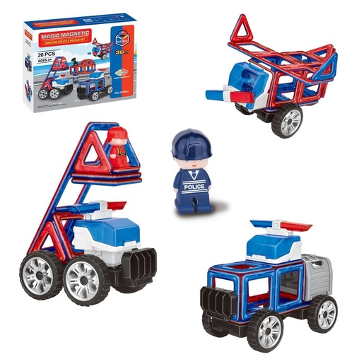 Magnetne kockice "Vozila" za slaganje