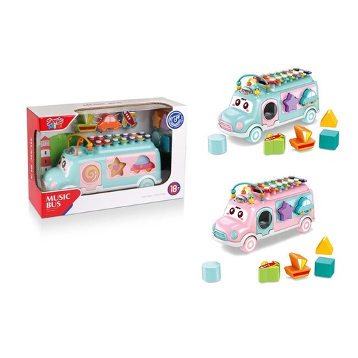 Didaktički muzički autobus - ksilofon, 2 boje
