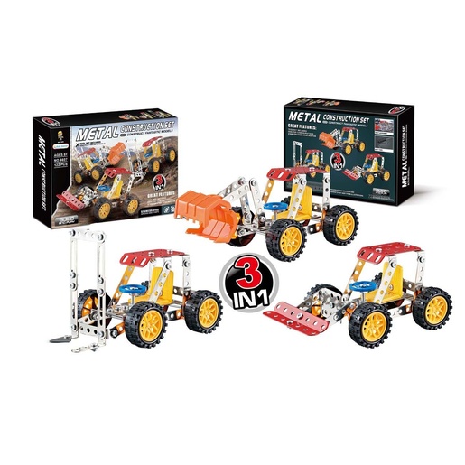 DIY, Set za gradnju, gradjevinska vozila, 122-dela