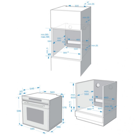 Končar Ugradna rerna UPV7214TM