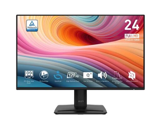 Monitor 24 MSI PRO MP242A E2, IPS, FHD, 120Hz, 1ms, HDMI, DP, VGA
