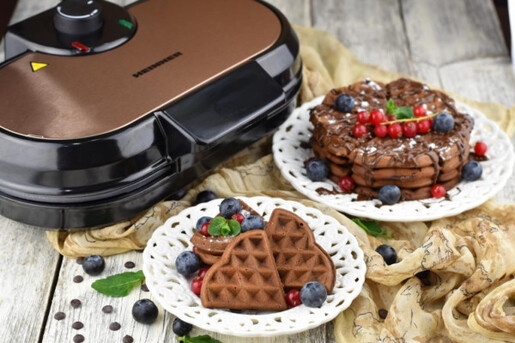 Aparat za galete HEINNER HWF-1000CR 1000W/dupli/crni