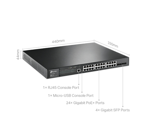 TP-LINK_ SG3428MP Omada 28-Port Gigabit L2+ upravljiv Switch sa 24- Porta PoE+