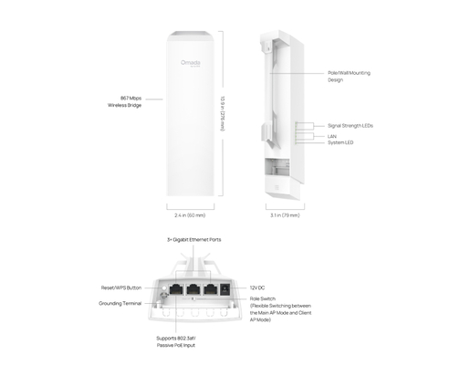 TP-LINK_ EAP215-Bridge KIT(EU) WiFi Acces point N300Mb/s