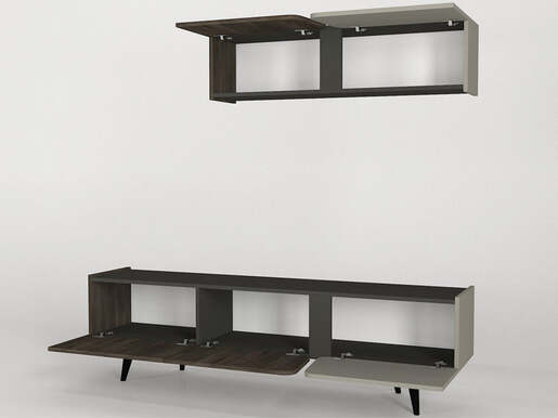 Piazza tv regal sivo-tamni orah cura