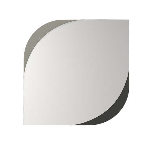 Lava zidno ogledalo siva-antracit