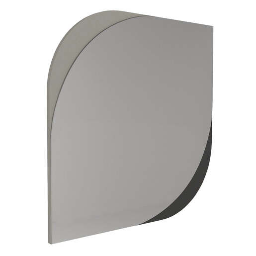 Lava zidno ogledalo siva-antracit