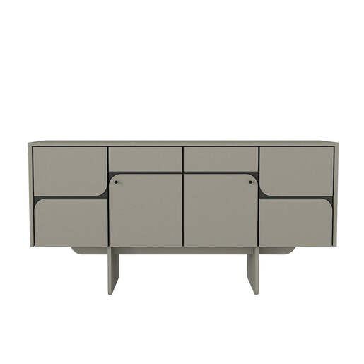 Lava komoda siva-antracit