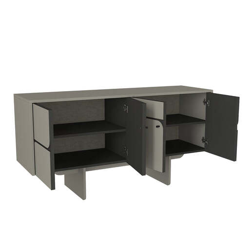 Lava komoda siva-antracit