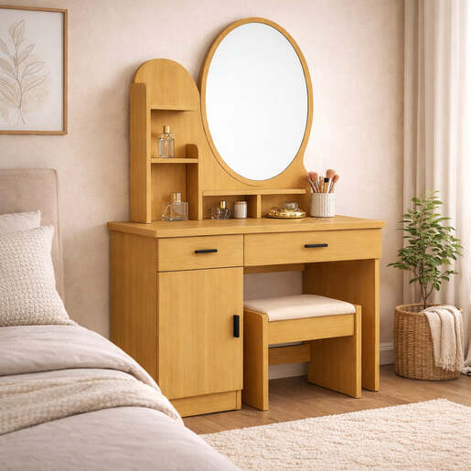 Sto za šminkanje Aria natur st-317