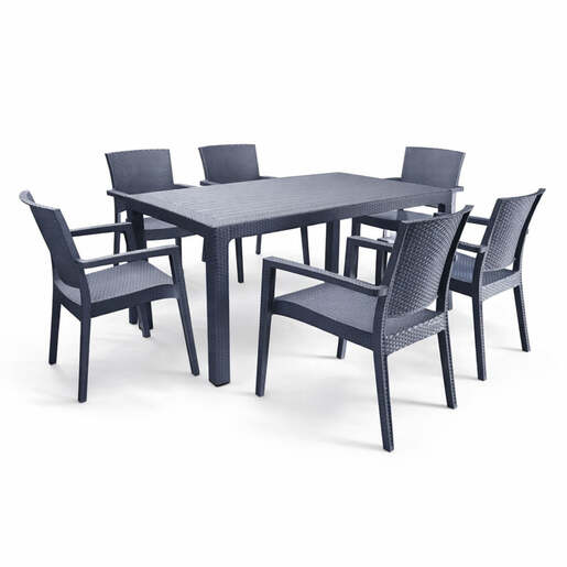 Baštenska stolica Turin antracit