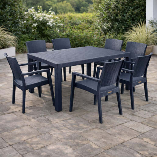 Baštenska stolica Turin antracit