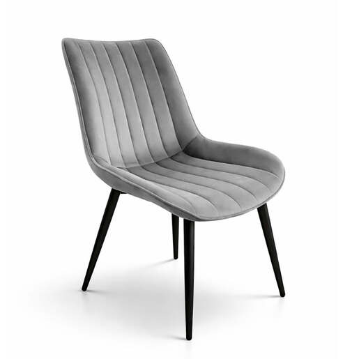 Trpezarijska stolica Linea steel siva c-410