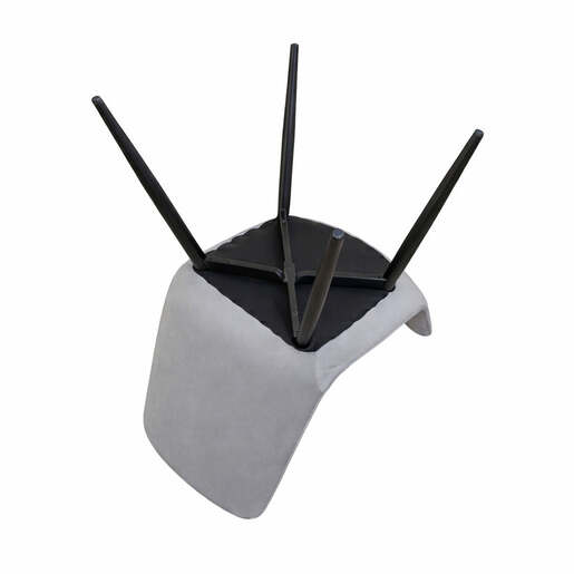 Trpezarijska stolica Linea steel siva c-410