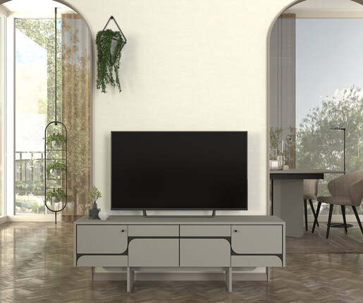 Lava tv komoda siva-antracit