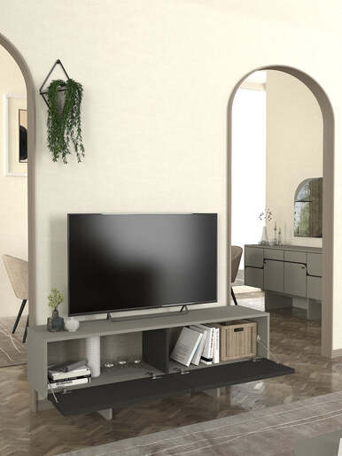 Lava tv komoda siva-antracit