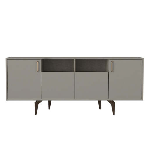 Roi komoda sivo-textile