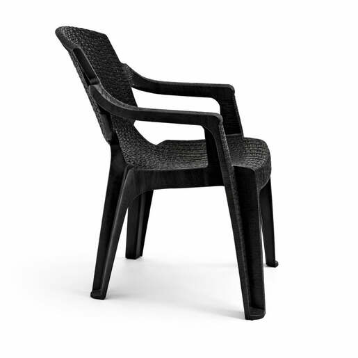 Baštenska stolica Golf crna