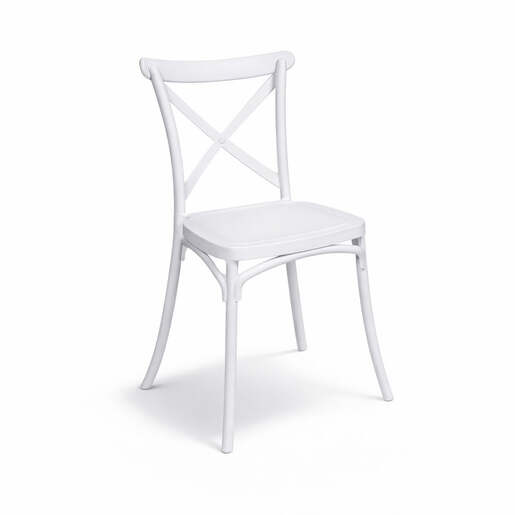 Baštenska stolica Toscana white