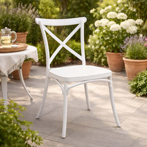 Baštenska stolica Toscana white