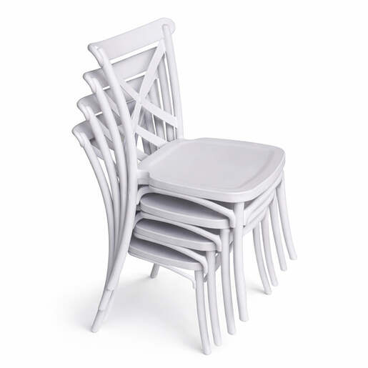 Baštenska stolica Toscana white