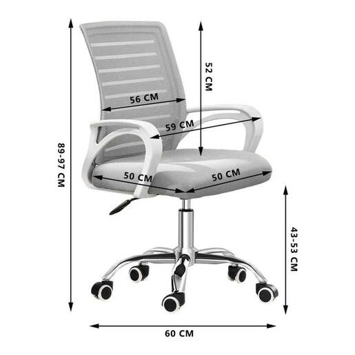 Radna stolica oc-009 siva