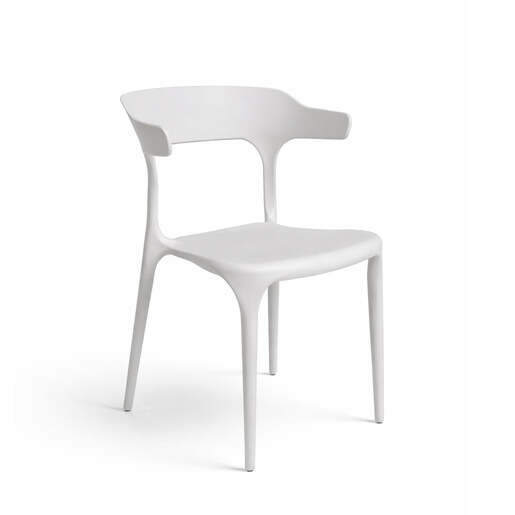 Baštenska stolica Lumo white
