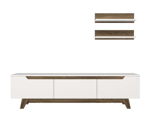 Zenan tv komoda belo-orah