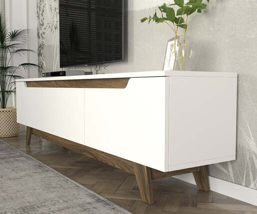 Zenan tv komoda belo-orah