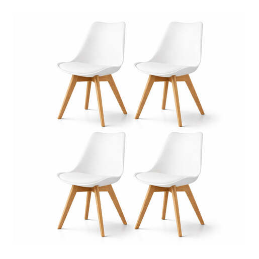 Trpezarijska stolica Oslo bela c-487