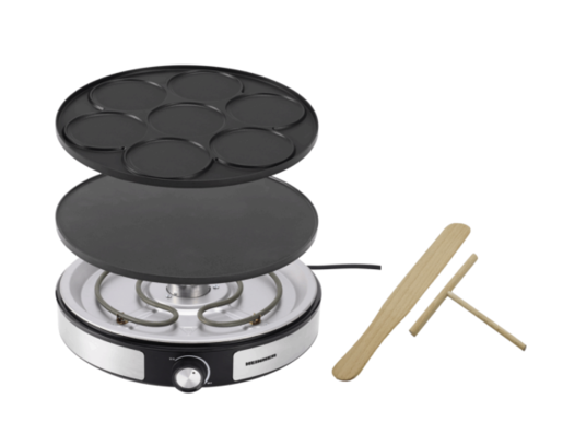 Aparat za palačinke HEINNER HCPM-F15RVSS 1500W/2 u 1