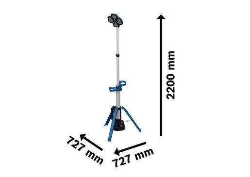 BOSCH Professional aku stupna svjetiljka GLT 18V-5000lm, SAMO ALAT, karton 06019P5000