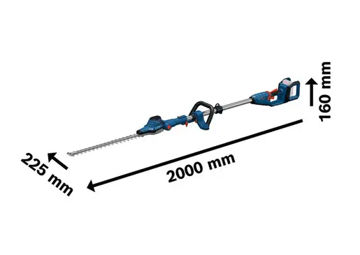 BOSCH Professional akumulatorske škare za živicu GHE18V-50FP, 18 V, duljina noža 50 cm, solo alat, karton 06008D5100
