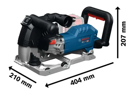 BOSCH Professional aku glodalica za zidne utore GNF 18V-40mm, 1900W, SAMO ALAT, L-BOXX 06016C5000