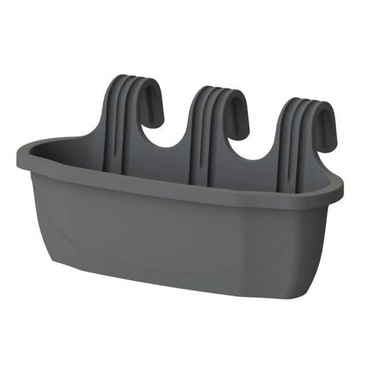GARDINO-ZARDINJERA NICA 50x18x24,5H ANTRACIT