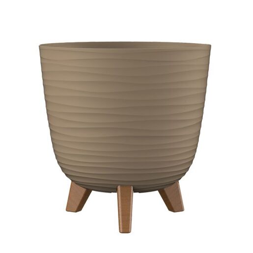 GARDINO-SAKSIJA SA NOGARIMA FINESA 25CM MOKA