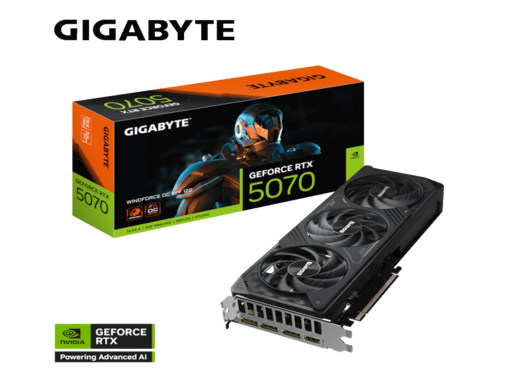 Graficka karta GIGABYTE GV-N5070WF3OC-12GD NVD/12GB/GDDR7/192bit/crna