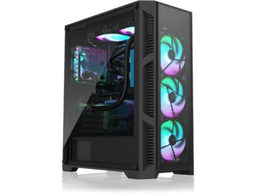 Kucište RAIJINTEK ARCADIA III MS4 Midi Tower/ATX/M-ATX/MINI-ITX/bez napajanja/kaljeno staklo/crna