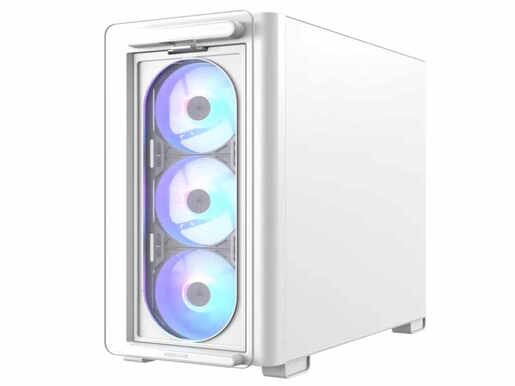 Kucište ASUS A23 PLUS TG ARGB/Micro-ATX/Mini-ITX/kaljeno staklo/bez napajanja/bela